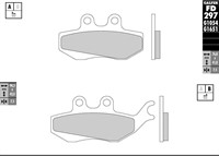 Mâchoires de frein Galfer standard (paire)