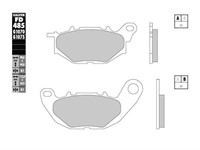 Plaquettes de frein GALFER Sinter-Street, maxiscooter Yamaha CZD X-Max-Tech Max 300cc