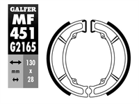 Mâchoires de freins arrière Galfer 130mmx28mm, scooter Sym Cruisim 125cc ABS dès 2018 Mâchoires de freins arrière Galfer 130mmx28mm, scooter Sym Cruisim 125cc ABS dès 2018