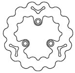 Disque de frein Wave Disc Galfer, avant/arrière, 190/58/3,5mm Yamaha/MBK 50cc Disque de frein Wave Disc Galfer, avant/arrière, 190/58/3,5mm Yamaha/MBK 50cc
