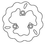 Wave Disc Galfer avant/arriére 180/58/3,5mm Wave Disc Galfer avant/arriére 180/58/3,5mm