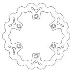 Disque de frein avant Wave Disc Galfer 276/144/5mm Disque de frein avant Wave Disc Galfer 276/144/5mm