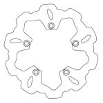 Disque de frein GALFER Wave Disc avant 260/121/4,5mm Disque de frein GALFER Wave Disc avant 260/121/4,5mm