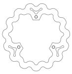Disque de frein GALFER Wave Disc arriére 230/116/5mm Disque de frein GALFER Wave Disc arriére 230/116/5mm