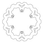 Bremsscheibe Galfer wave disc hinten 267/132/4,5mm