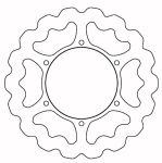 Disque de frein avant Wave Disc Galfer 282/132/4mm Disque de frein avant Wave Disc Galfer 282/132/4mm