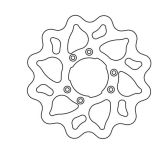 Disque de frein avant Wave Disc Galfer 240/108/3,5mm