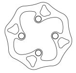 Bremsscheibe Galfer Wave Disc W 185/70,5/3mm