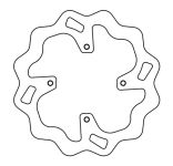 Disque de freins Galfer W 190/80.5/3mm Disque de freins Galfer W 190/80.5/3mm