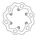 Wave Disc Galfer 240/115/4mm Wave Disc Galfer 240/115/4mm