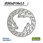 Disque de frein NG 260/108/3.5mm 6 trous Disque de frein NG 260/108/3.5mm 6 trous