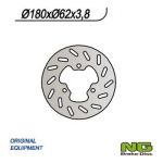 Disque de frein NG 180/62/3.8mm 3 trou Disque de frein NG 180/62/3.8mm 3 trou