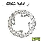 Disque de frein NG 250/118/3.5mm 4 trou Disque de frein NG 250/118/3.5mm 4 trou