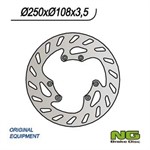 Disque de frein NG 250/108/3.5mm 6 trou