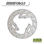 Disque frein NG orig. 260/108/3mm 6 trou Disque frein NG orig. 260/108/3mm 6 trou