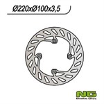 Bremsscheibe NG 220/100/3.5mm 4 Loch Bremsscheibe NG 220/100/3.5mm 4 Loch