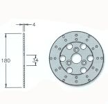 Disque de frein NG 180/34/4.0mm 3 trou Disque de frein NG 180/34/4.0mm 3 trou
