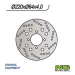 Disque de freins NG 220/64/4mm 4 trou Disque de freins NG 220/64/4mm 4 trou