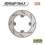 Disque de freins NG 240/118/4.5mm 4 trou