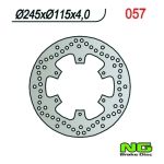 Disque de freins NG 245/115/4mm 6 trou Disque de freins NG 245/115/4mm 6 trou