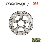 Disque de freins NG 220/58/4mm 5 trou Disque de freins NG 220/58/4mm 5 trou