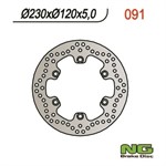 Disque de frein NG 230/120/5mm 6 trou