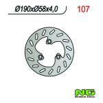 Disque de freins NG 190/58/4mm 3 trou Disque de freins NG 190/58/4mm 3 trou