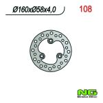 Disque de freins NG 160/58/4mm 3 trous Disque de freins NG 160/58/4mm 3 trous