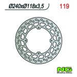 Bremsscheibe NG 240/118/3.5mm 4 Loch Bremsscheibe NG 240/118/3.5mm 4 Loch