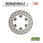 Disque de freins NG 220/100/4.5mm 6 trou Disque de freins NG 220/100/4.5mm 6 trou