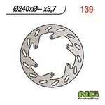 Disque de freins NG 240/140/3.7mm 6 trou