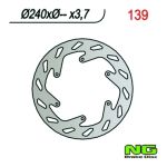 Bremsscheibe NG 240/140/3.7mm 6 Loch Bremsscheibe NG 240/140/3.7mm 6 Loch