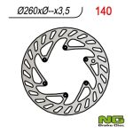 Disque de freins NG 260/145/3.5mm 6 trou Disque de freins NG 260/145/3.5mm 6 trou