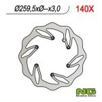 Disque de freins NG 260/145/3mm 6 trou Disque de freins NG 260/145/3mm 6 trou