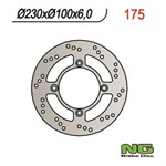 Disque de freins NG 230/100/6mm 4 trou