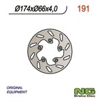 Disque de freins NG 174/66/4mm 5 trou