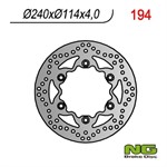 Disque de freins NG 240/114/4mm 6 trou