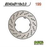 Disque de freins NG 240/118/3mm 4 trou