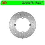 Bremsscheibe NG 240/118/3mm 4 Loch Bremsscheibe NG 240/118/3mm 4 Loch