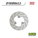 Disque de freins NG 190/68/3.5mm 3 trou