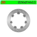 Disque de freins NG 256/144/5,5mm 7 trou Disque de freins NG 256/144/5,5mm 7 trou