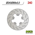Disque de freins NG 240/89/5mm 5 trou