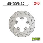 Disque de freins NG 240/89/5mm 5 trou Disque de freins NG 240/89/5mm 5 trou