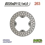 Disque de freins NG 220/112/4mm 4 trou