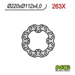 Disque de freins NG 220/112/4mm 4 trou