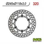 Disque de freins NG 245/118/3mm 6 trou