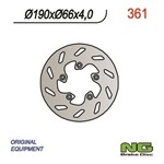 Disque de freins NG 190/66/4mm 5 trou