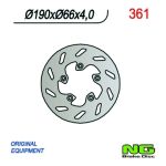 Bremsscheibe NG 190/66/4mm 5 Loch Bremsscheibe NG 190/66/4mm 5 Loch