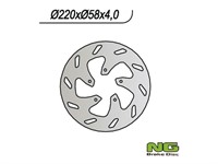 Disque de freins NG 220/58/4mm 5 trou Disque de freins NG 220/58/4mm 5 trou
