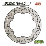Disque de freins NG 320/198/6mm 6 trou